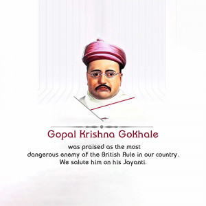 Gopal Krishna Gokhale Jayanti