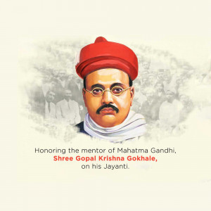 Gopal Krishna Gokhale Jayanti