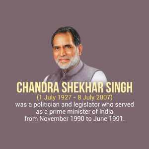 Chandra Shekhar Jayanti