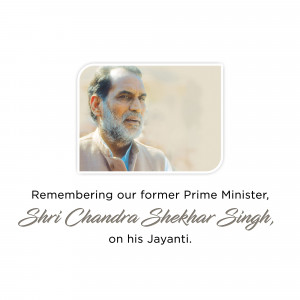 Chandra Shekhar Jayanti