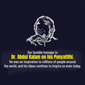 Dr APJ Abdul Kalam Punyatithi