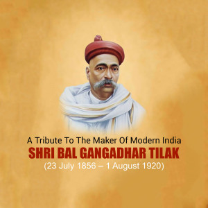 Bal Gangadhar Tilak Punyatithi