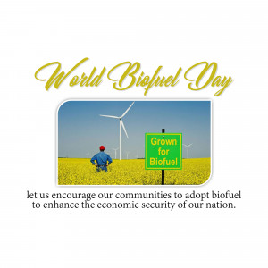 World Biofuel Day