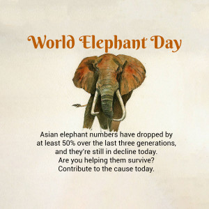 World Elephant Day