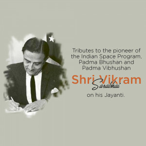 Vikram Sarabhai Jayanti