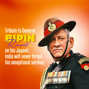 Bipin Rawat Jayanti