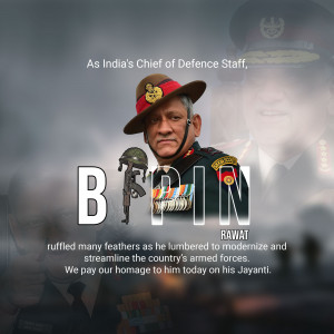 Bipin Rawat Jayanti