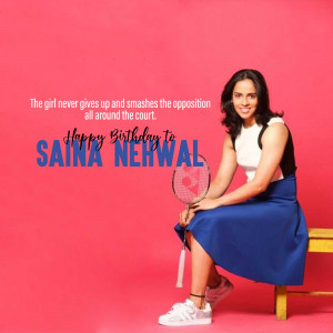 Saina Nehwal Birthday