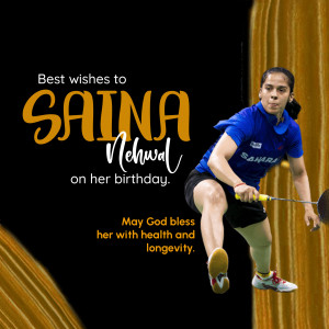 Saina Nehwal Birthday