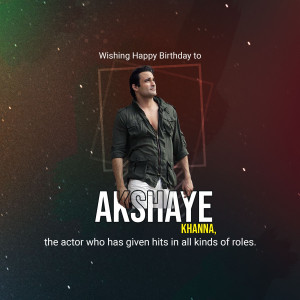 Akshaye Khanna Birthday