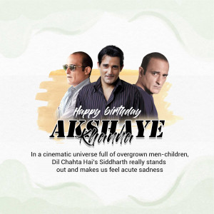 Akshaye Khanna Birthday