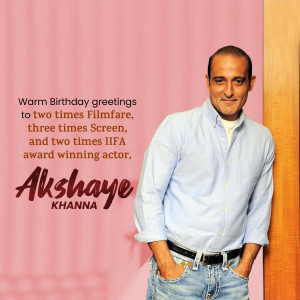 Akshaye Khanna Birthday