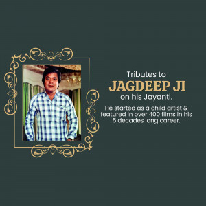 Actor Jagdeep Jayanti