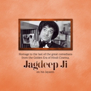 Actor Jagdeep Jayanti