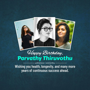 Parvathy Thiruvothu Birthday
