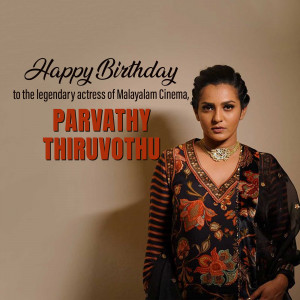Parvathy Thiruvothu Birthday