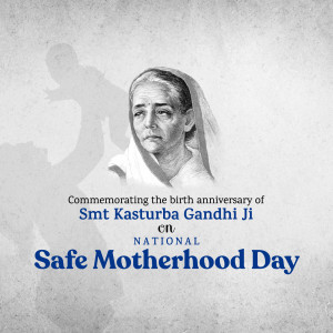 National Safe Motherhood Day