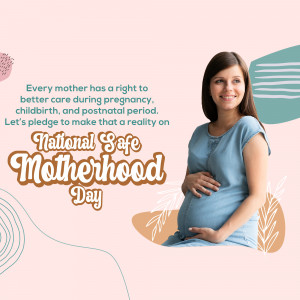 National Safe Motherhood Day