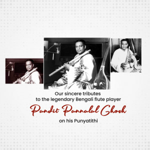 Pannalal Ghosh Punyatithi