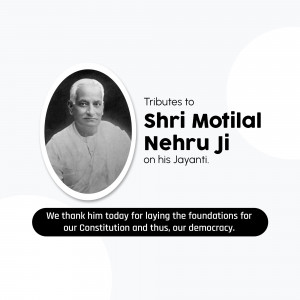 Motilal Nehru Jayanti
