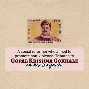 Gopal Krishna Gokhale Jayanti