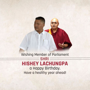Hishey Lachungpa Birthday