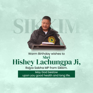 Hishey Lachungpa Birthday