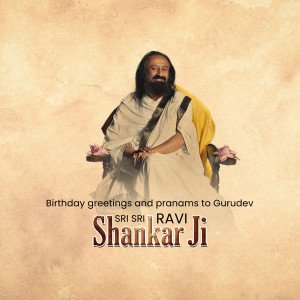 Sri Sri Ravi Shankar Birthday