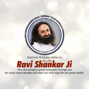 Sri Sri Ravi Shankar Birthday