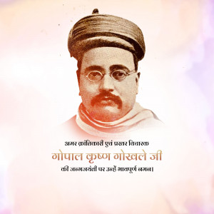 Gopal Krishna Gokhale Jayanti