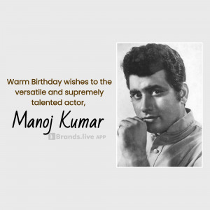 Manoj Kumar Birthday