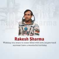 Rakesh Sharma Birthday