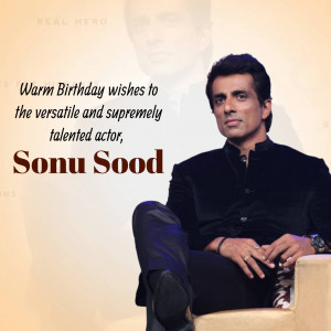 Sonu Sood Birthday