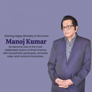 Manoj Kumar Birthday