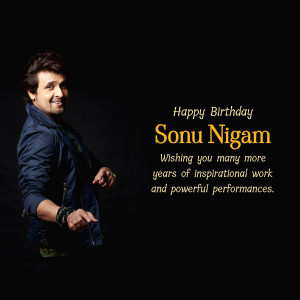 Sonu Nigam Birthday