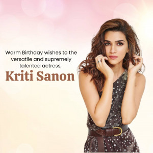 Kriti Sanon Birthday
