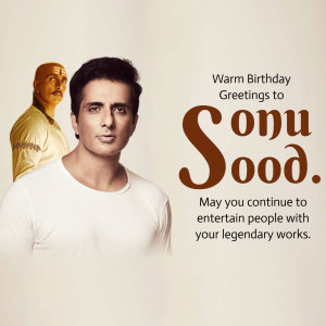 Sonu Sood Birthday