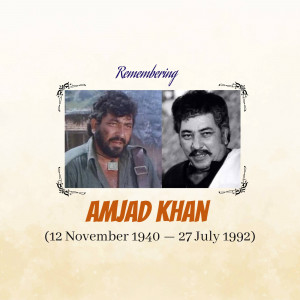 Amjad Khan Punyatithi