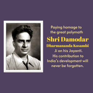 Damodar Dharmananda Kosambi Jayanti