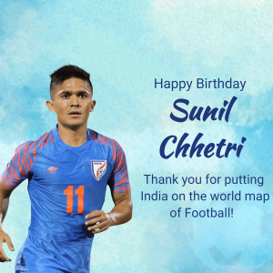 Sunil Chhetri Birthday