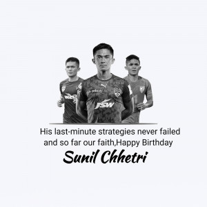 Sunil Chhetri Birthday