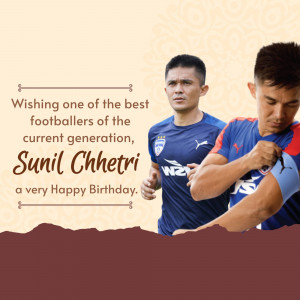 Sunil Chhetri Birthday