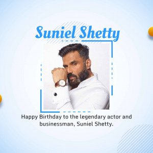Suniel Shetty Birthday