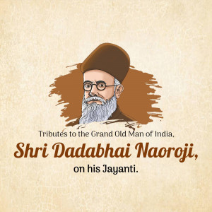 Dadabhai Naoroji Janm Jayanti