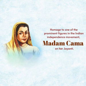 Bhikaiji Cama Jayanti