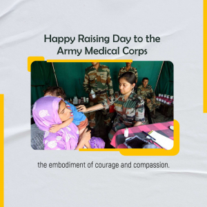 Raising day of the Army Medical Corps