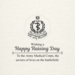 Raising day of the Army Medical Corps