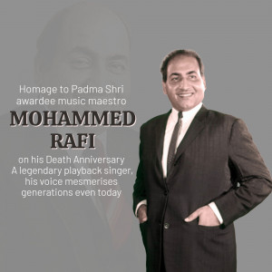 Mohammed Rafi Punyatithi
