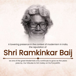 Ramkinkar Baij Punyatithi