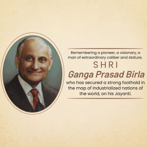 Ganga Prasad Birla Ji Jayanti